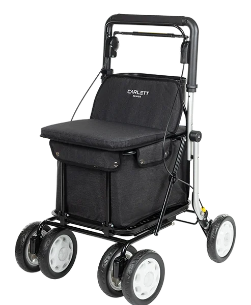 Carlett Comfort Assist Shopping Rollator